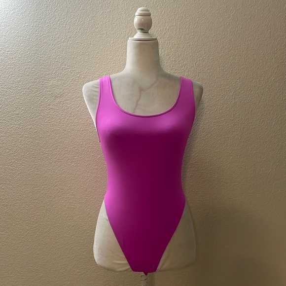 Revolve‎ - Only Hearts - Delicious Tank Bodysuit in French Rose - Picture 4 of 10